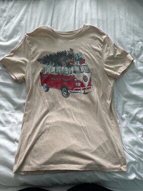 Goodfellow & Co VW Bus Christmas Tree Graphic Tee